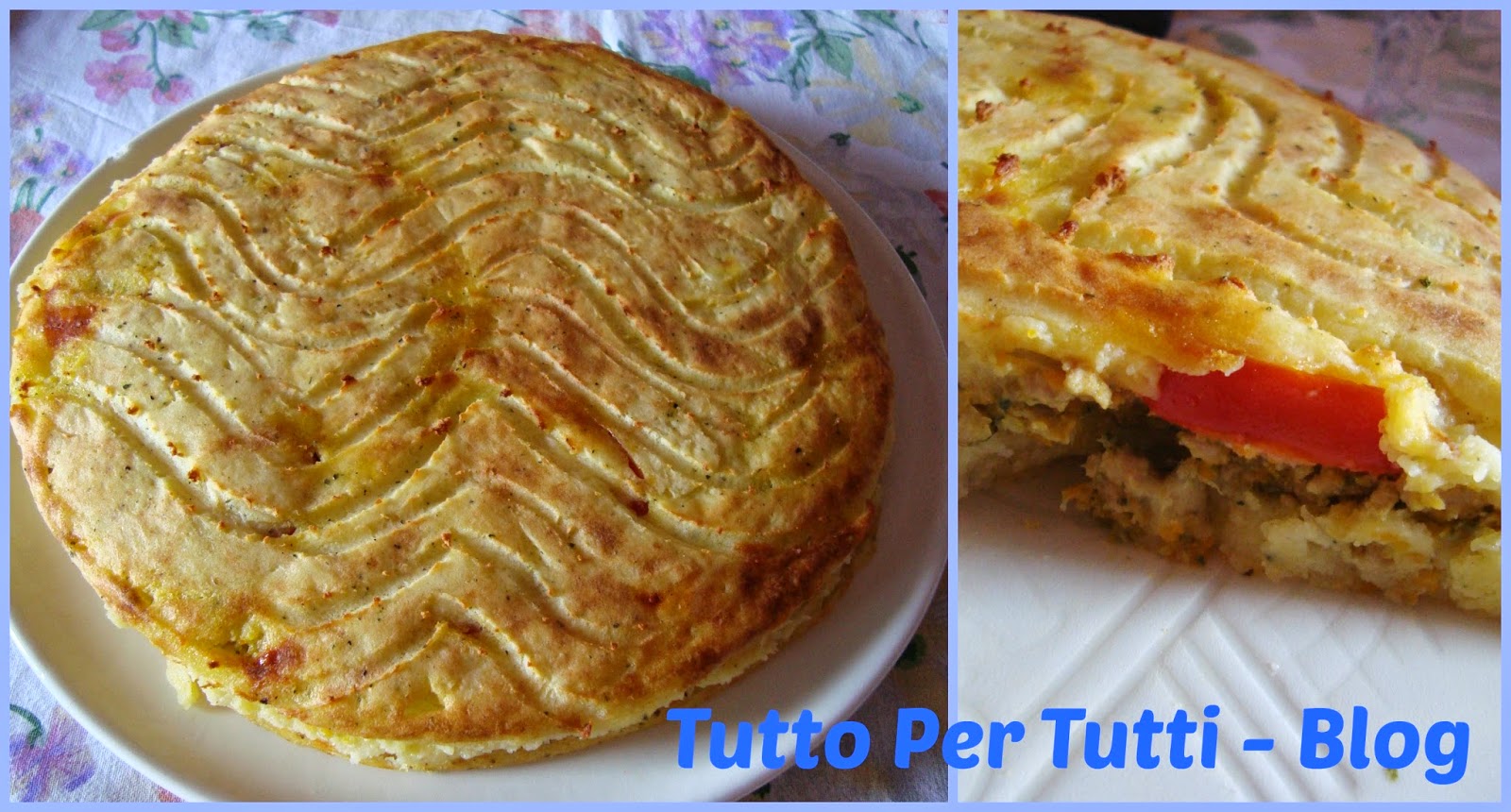 CUCINA – TORTE SALATE & CO – CALZONE DI PATATE AL RAGU’ BIANCO