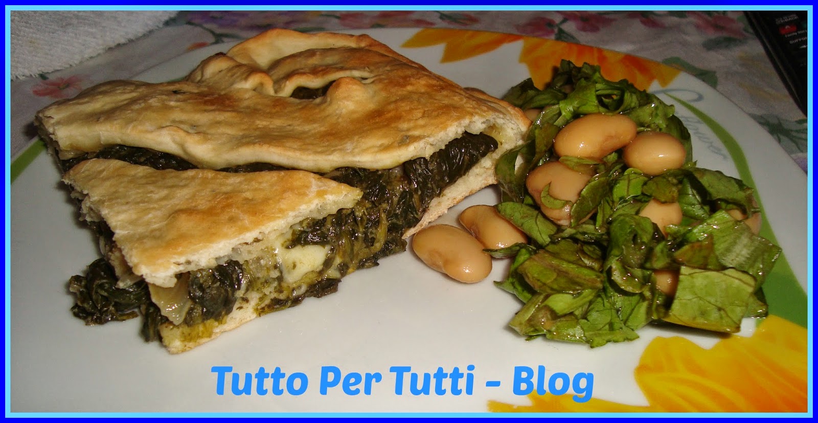 Cucina – torte salate & co – calzone di spinaci & ricotta forte