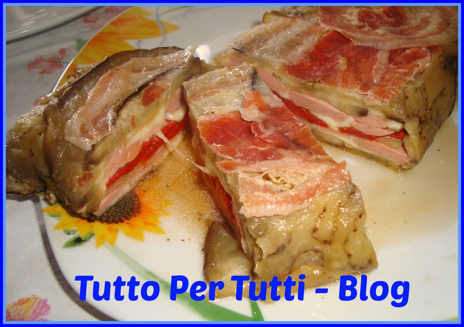Cucina – torte salate & co – charlotte di melanzane