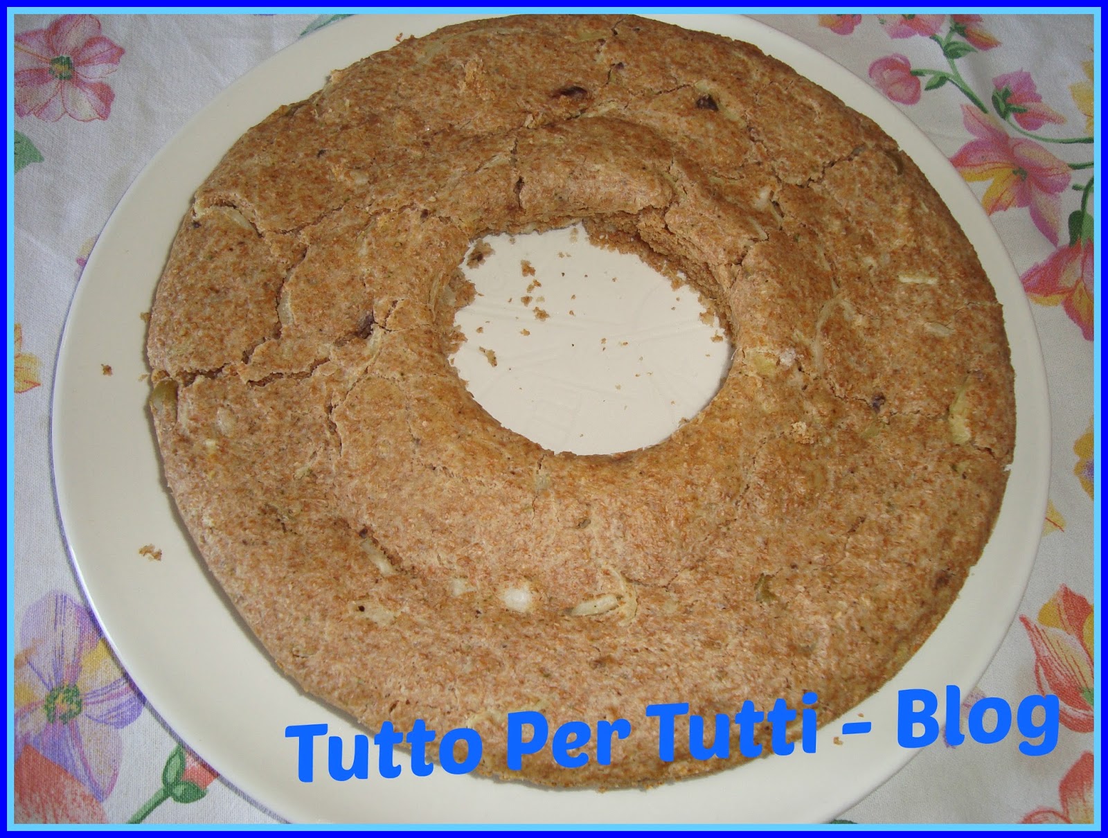 CUCINA – TORTE SALATE & CO – CIAMBELLONE DI FARINA INTEGRALE