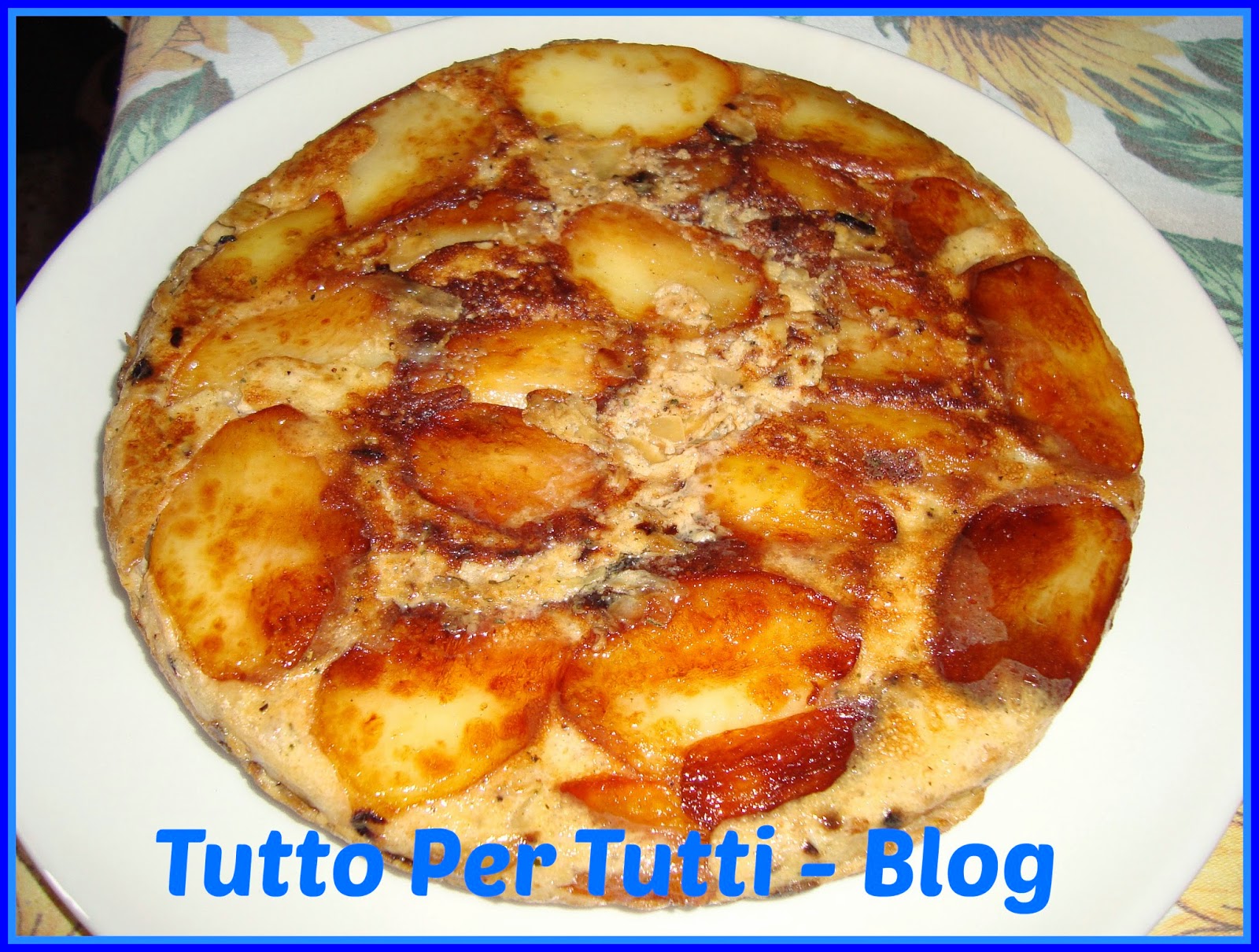 CUCINA – TORTE SALATE & CO – TORTINO PATATE E CIPOLLE