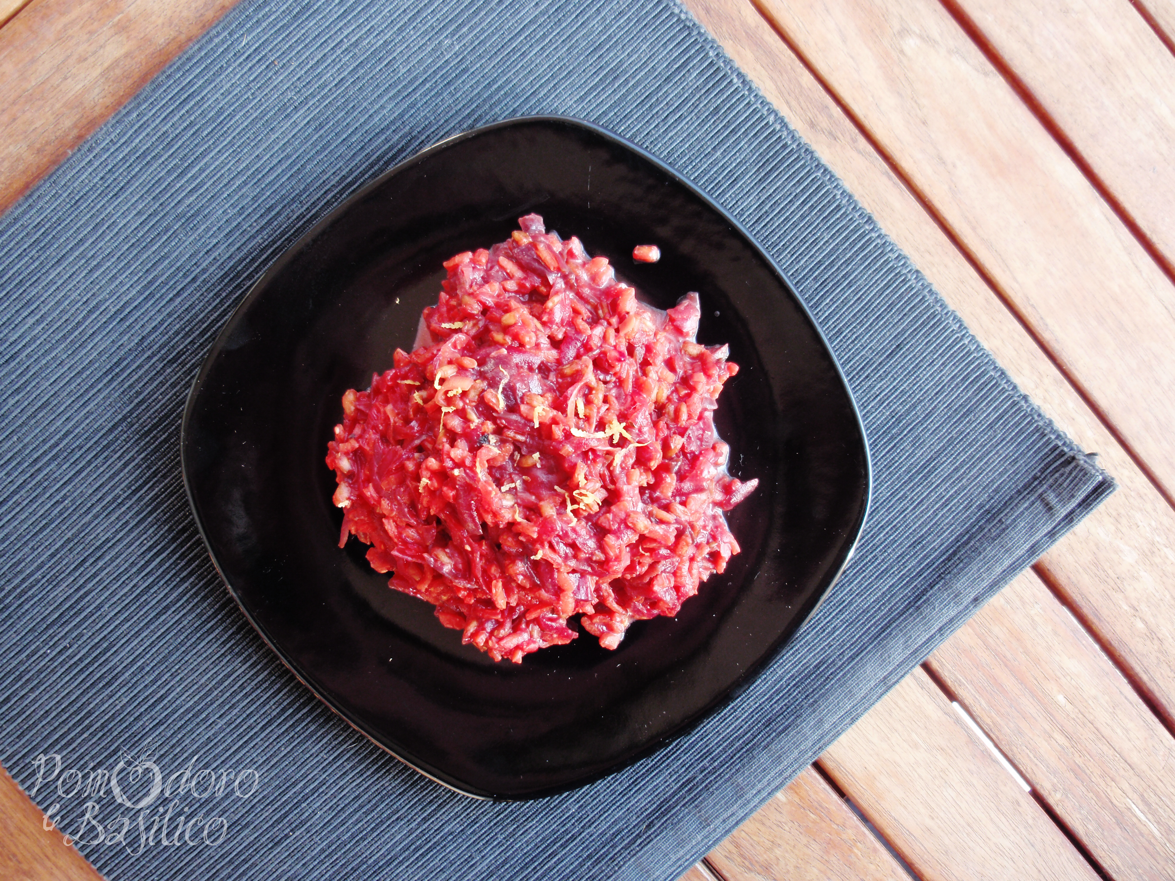 Cuciniamo assieme – riso e orzo in rosso agli agrumi