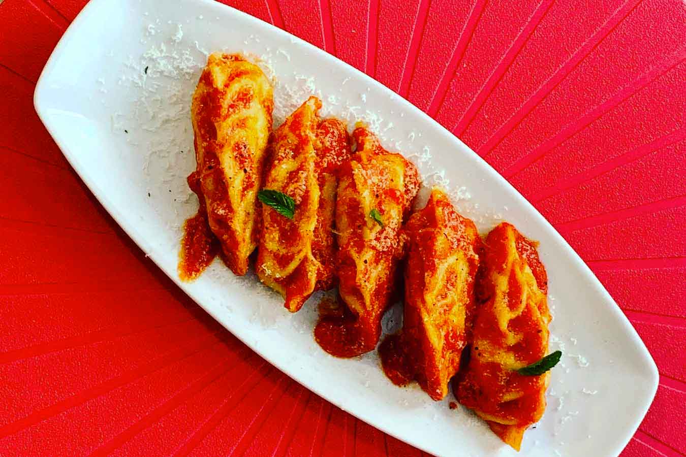 Culurgiones con patate, pecorino e menta