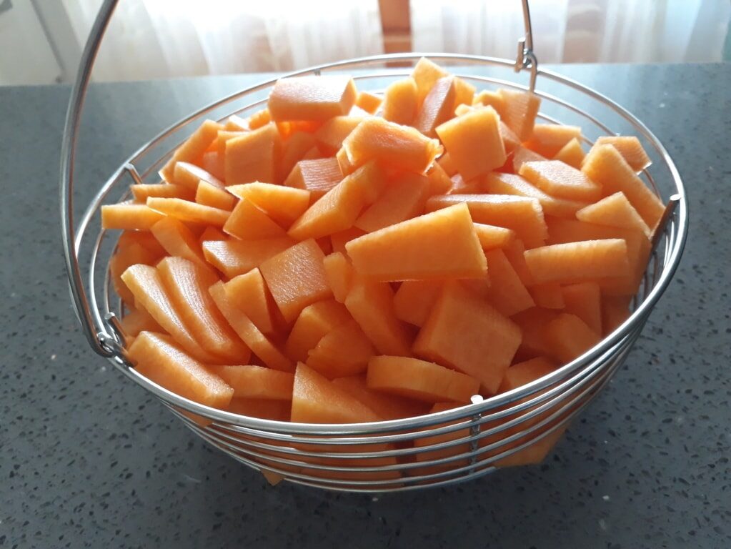 Cuocere la zucca a vapore
