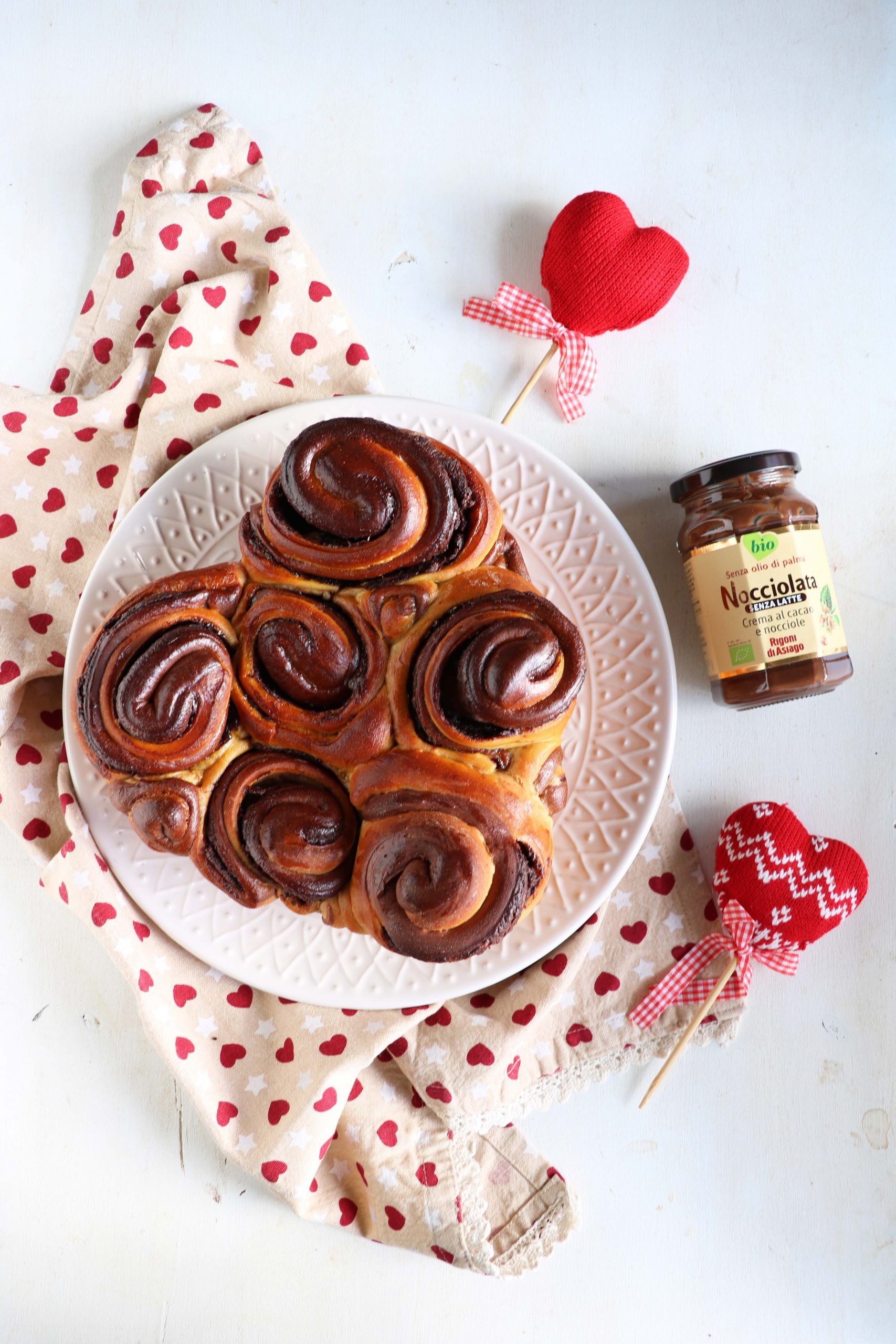 Cuore di brioche di girelle bigusto