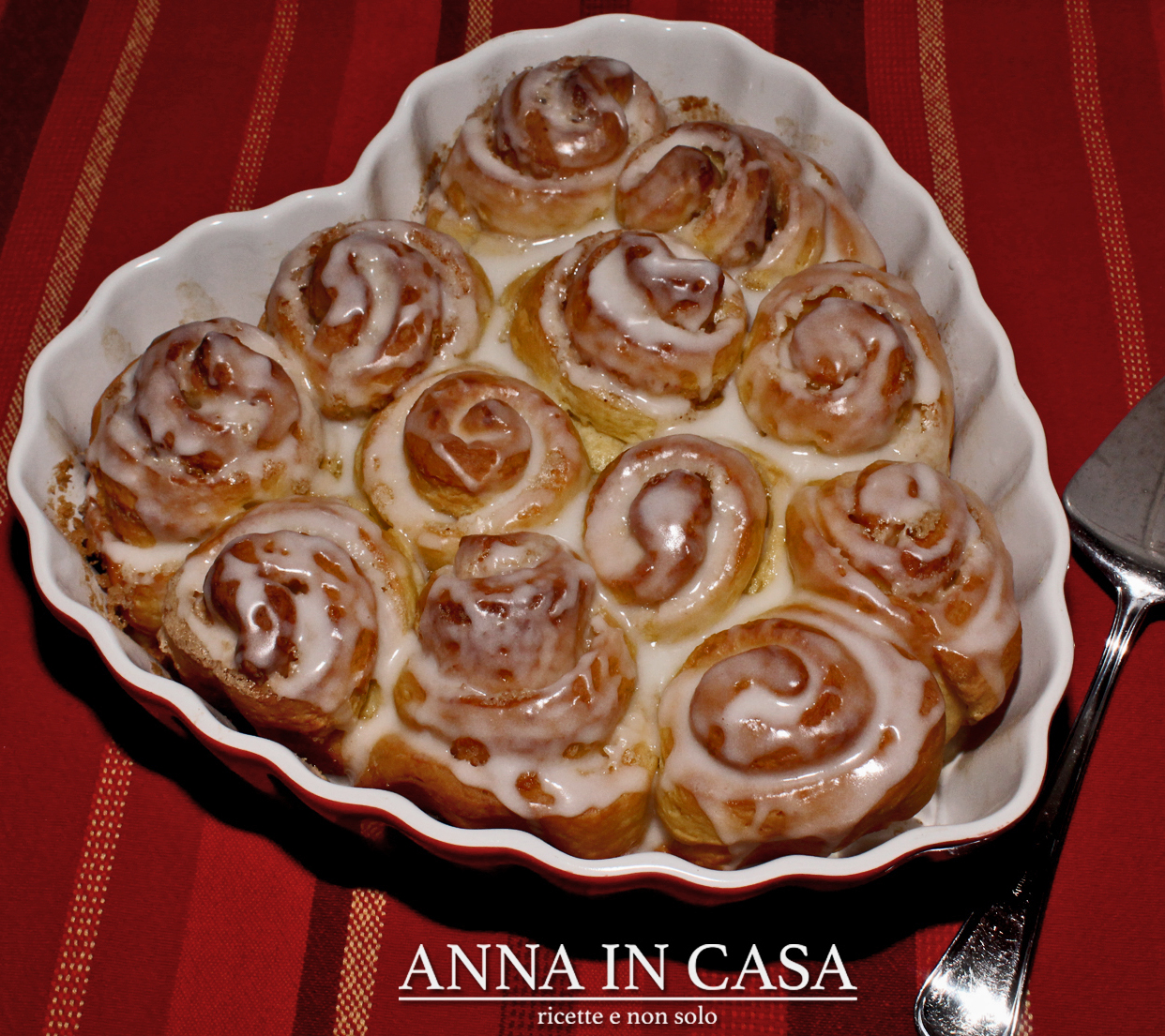Cuore di rose con glassa