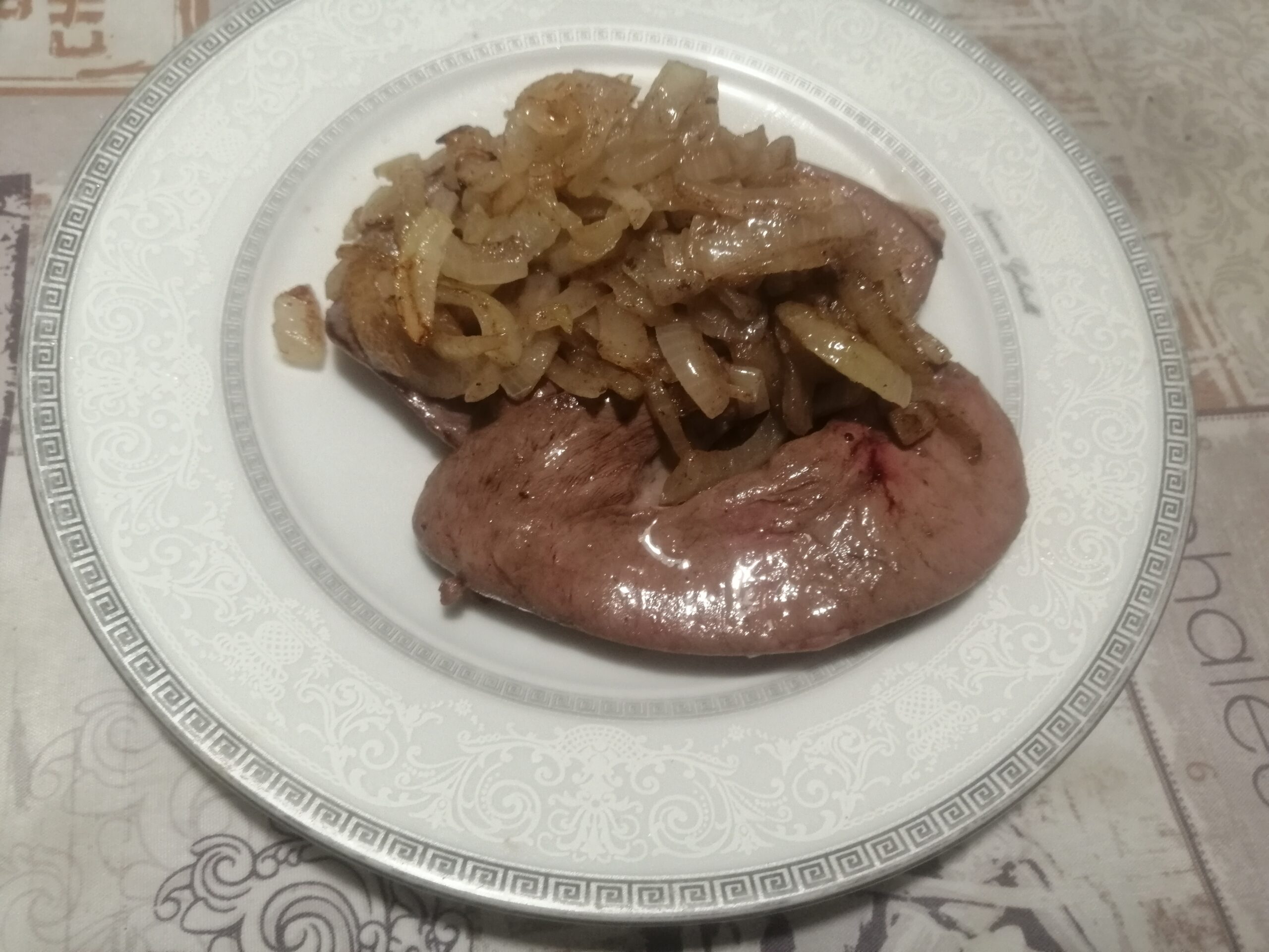 Cuore di vitello alla cipolla