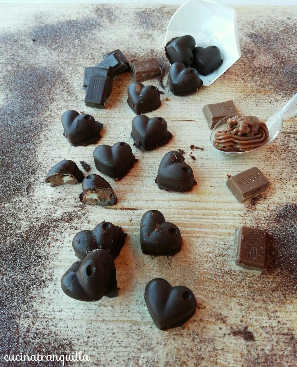 Cuore fondente ripieno