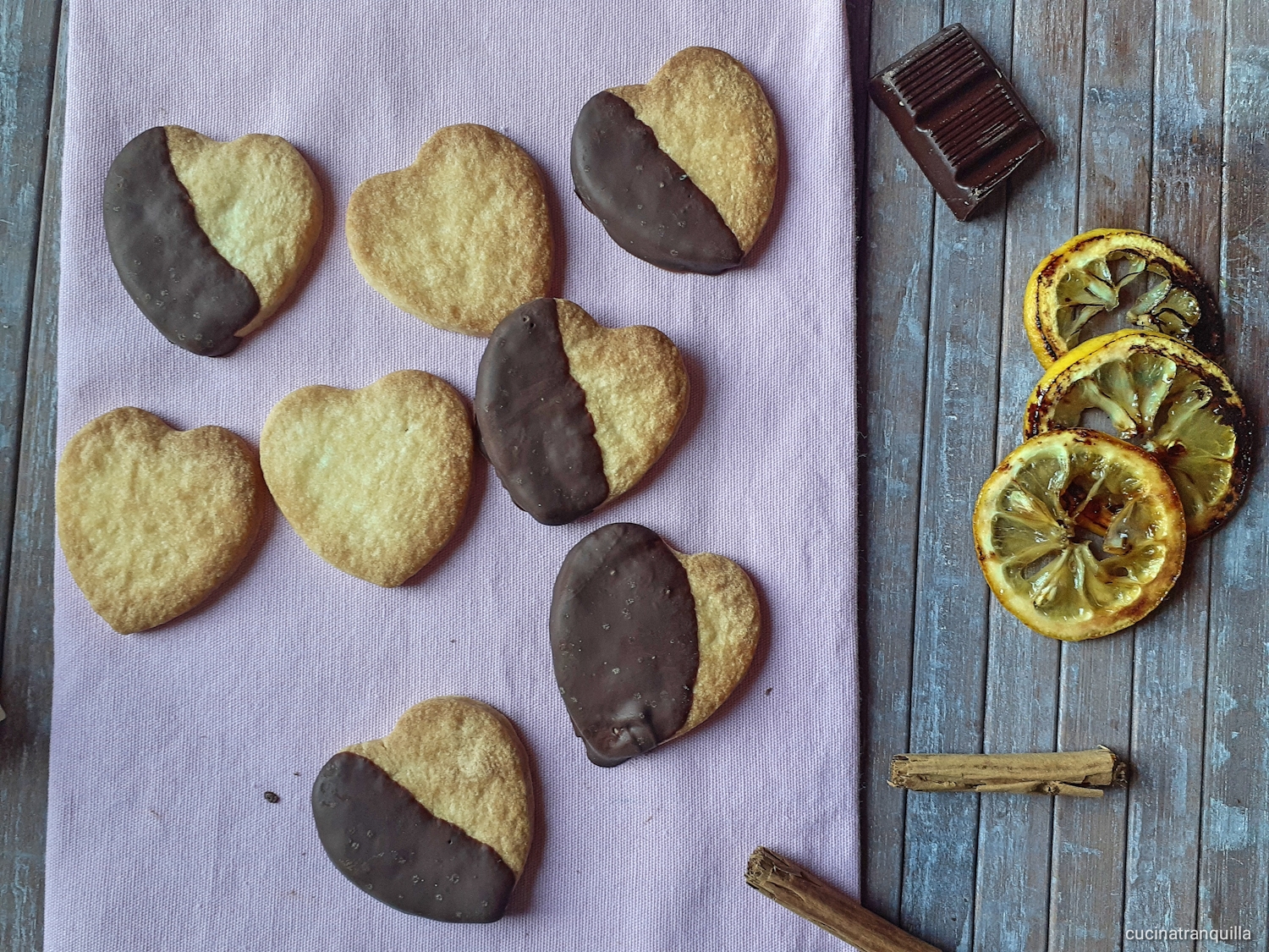 Cuori di biscotto