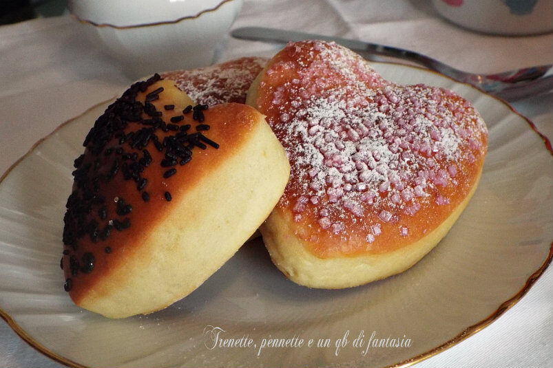 Cuori di brioche per san valentino
