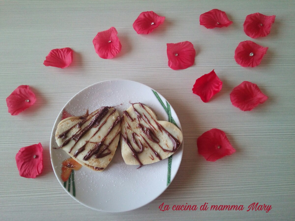 Cuori di crepes – ricetta per san valentino