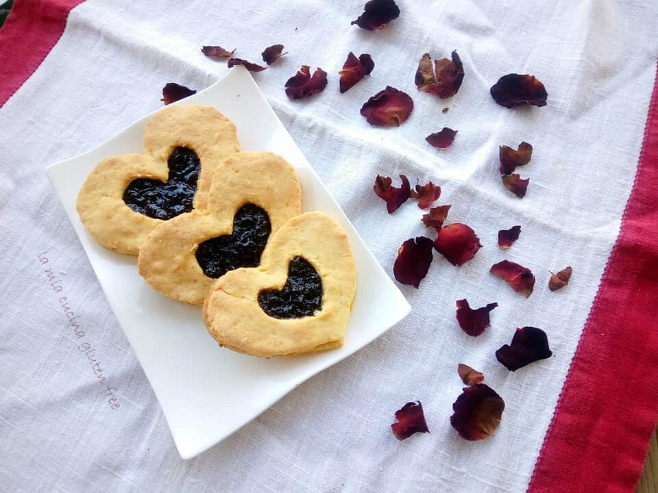 Cuori di frolla senza glutine