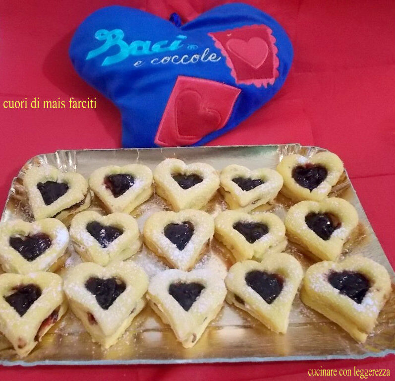 Cuori di mais farciti