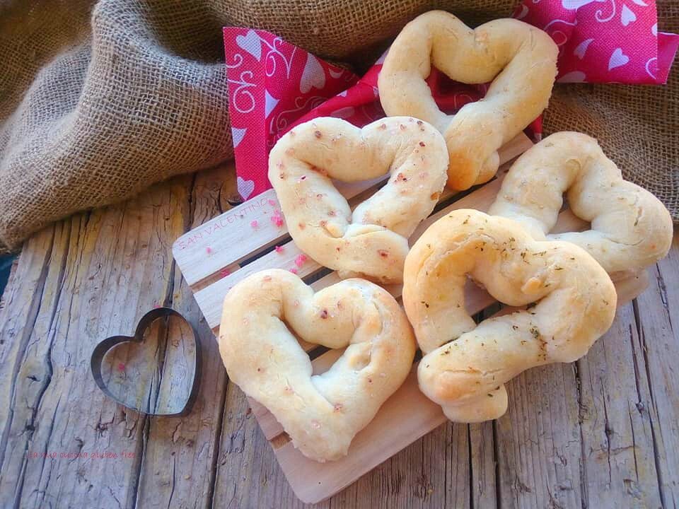 Cuori di pane senza glutine