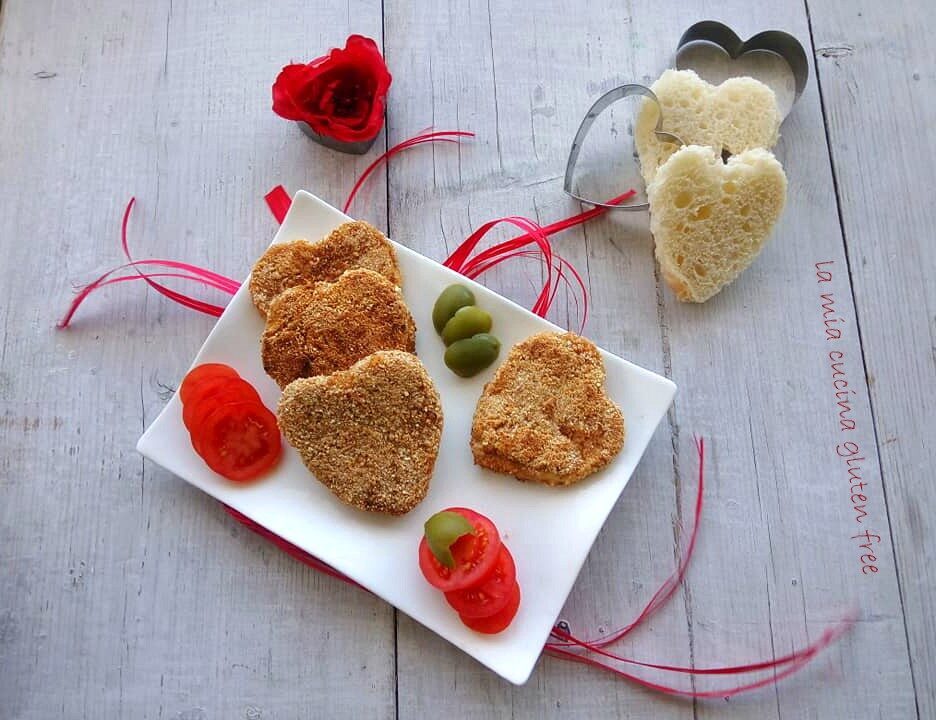 Cuori di provola di san valentino