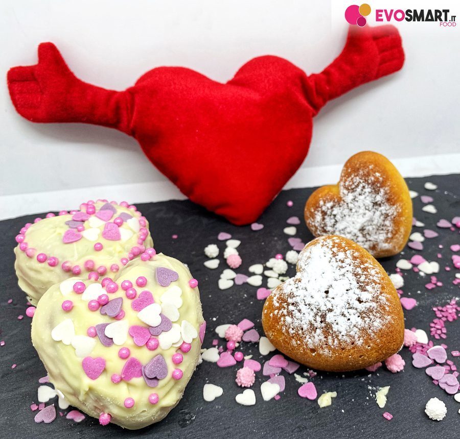 Cuori “viceversa” con ganache al cioccolato bianco | san valentino 2020