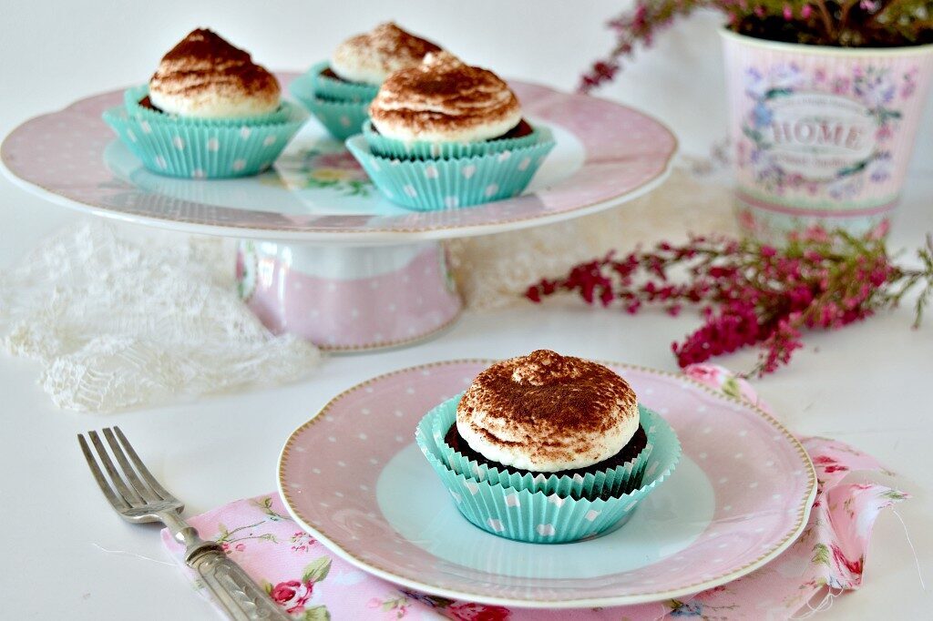 Cupcake al cioccolato con farina di mandorle
