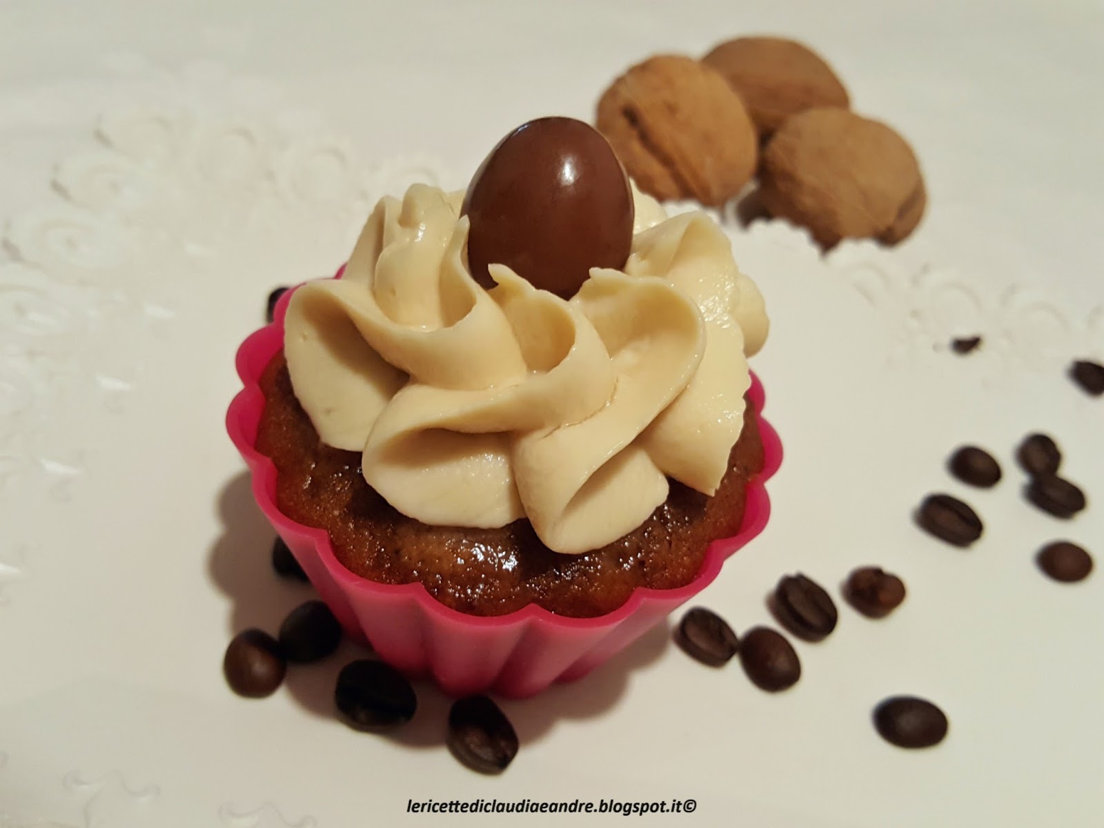 Cupcake caffè e noci