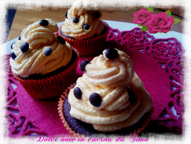Cupcake ciocco arancia