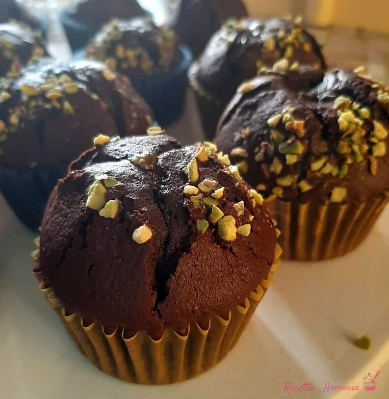 Cupcake cioccolato e pistacchio