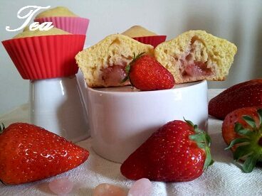 Cupcake con Fragole Fresche