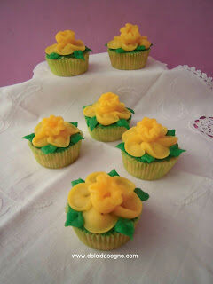 Cupcake con narcisi