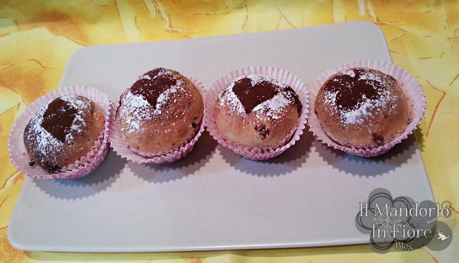 Cupcake di brioche arancia e cacao