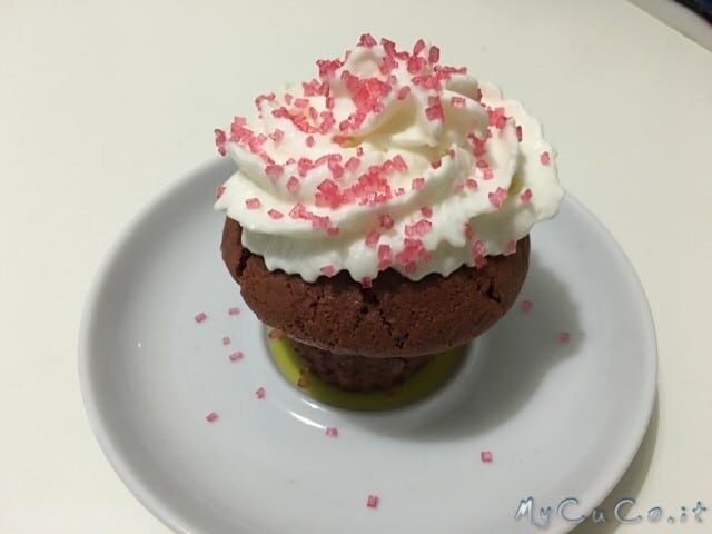 Cupcake red velvet con cuisine companion