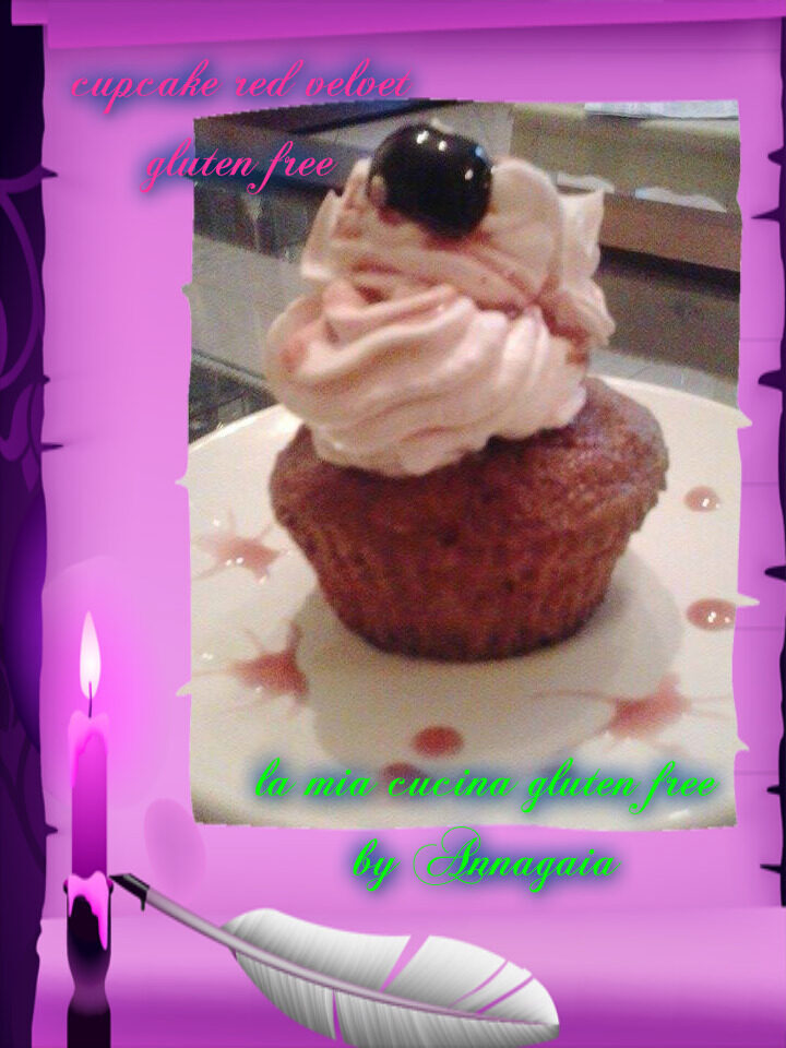 Cupcake red velvet gluten free