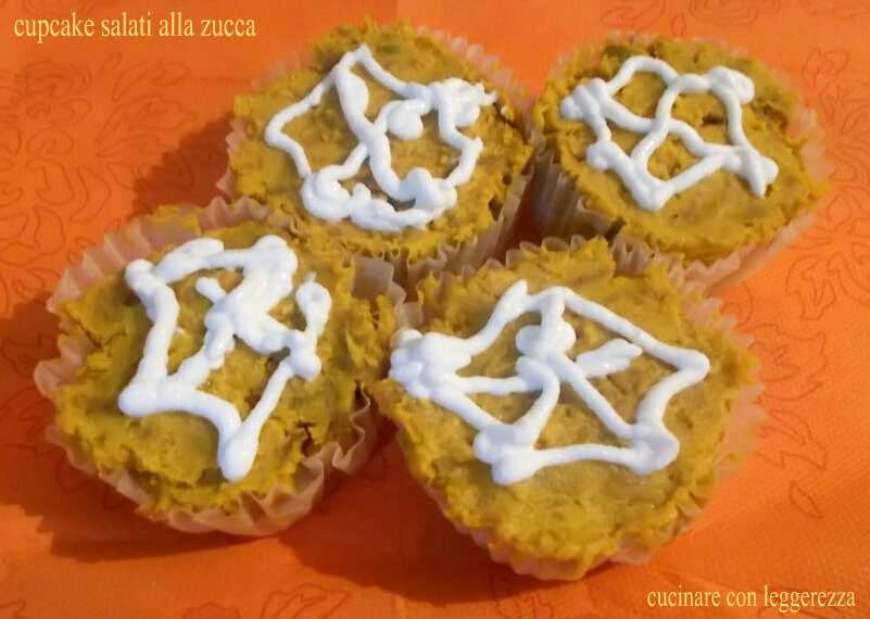 Cupcake salati alla zucca – ricetta di halloween