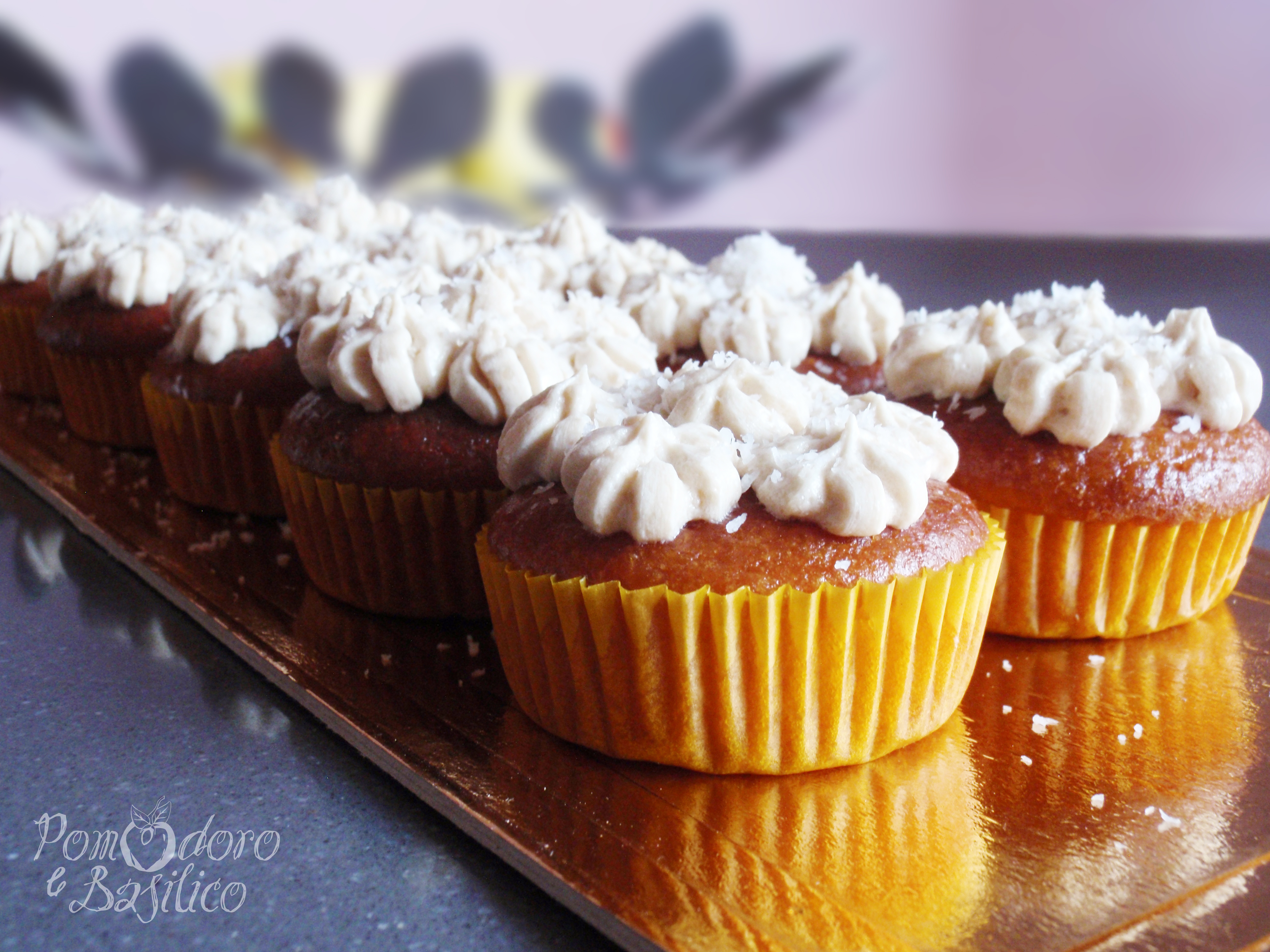 Cupcakes al cocco e lime