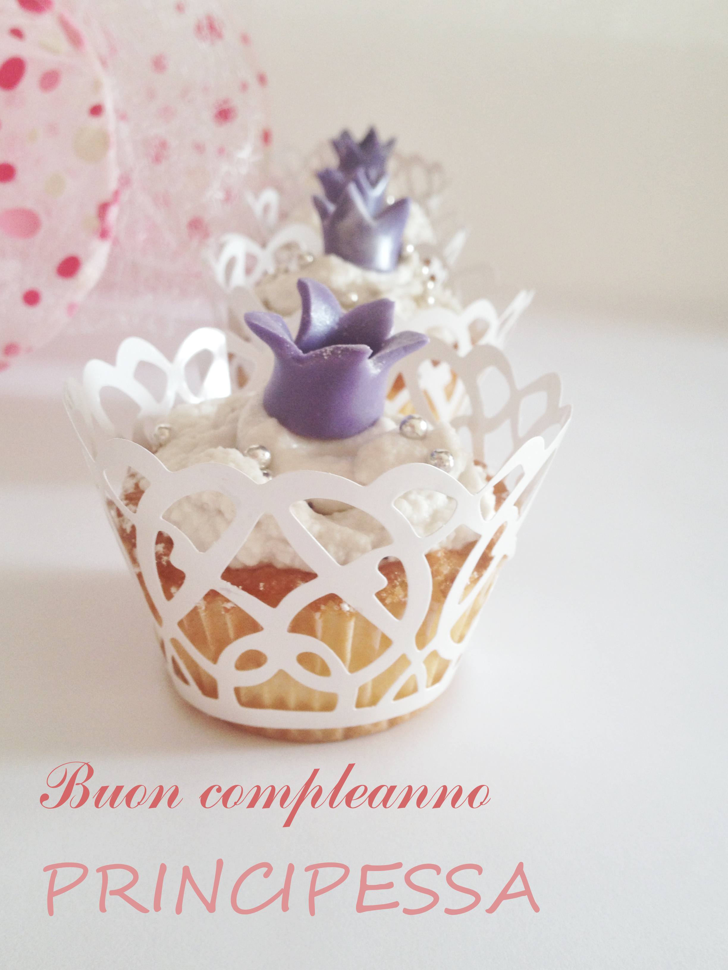 Cupcakes alle mele e buon compleanno alla mia principessa