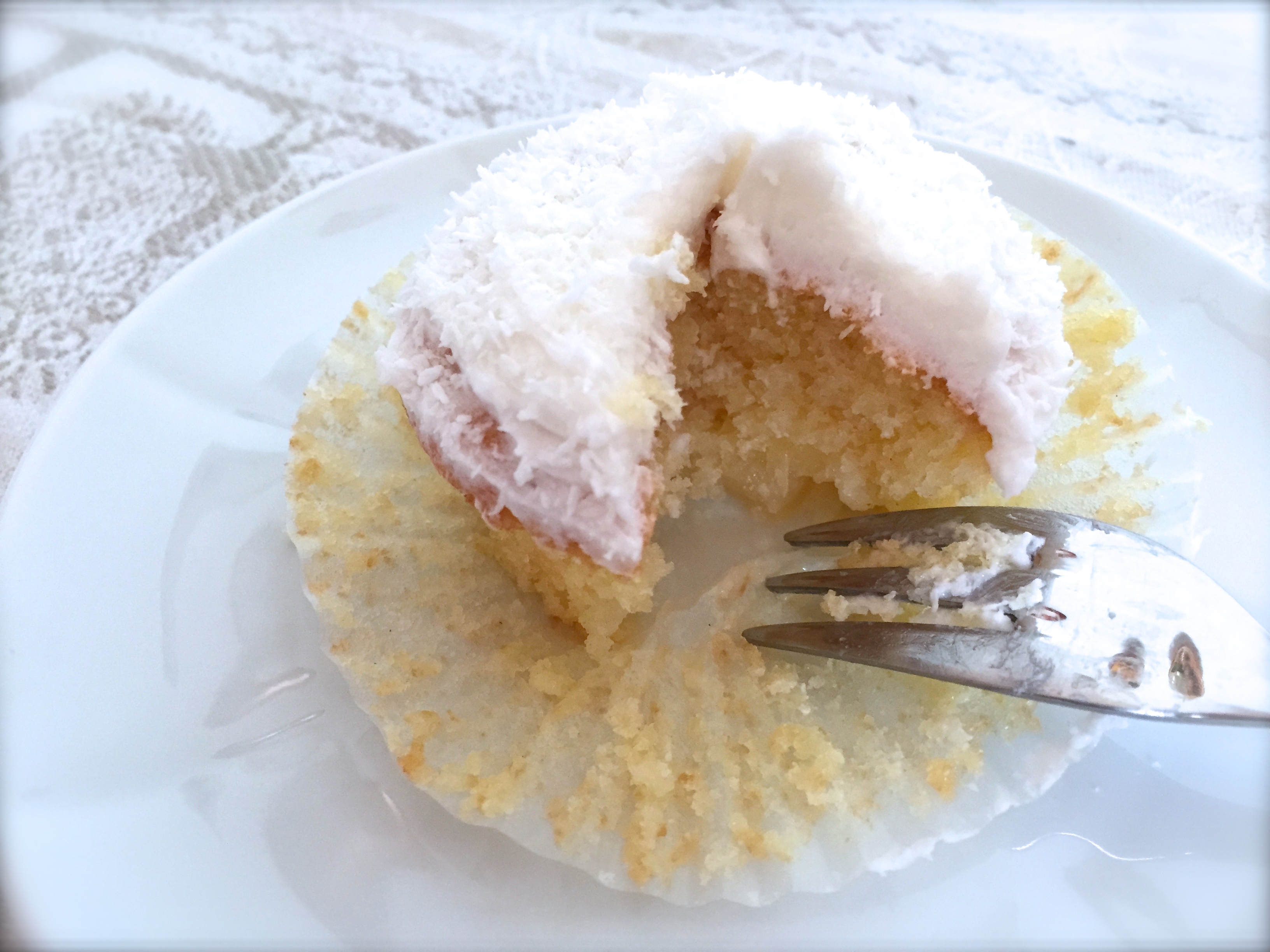 Cupcakes cocco e ananas