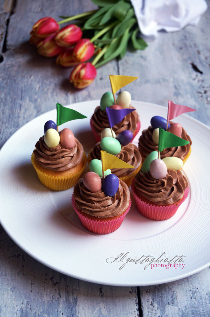 Cupcakes di pasqua – un segnaposto che si mangia :)