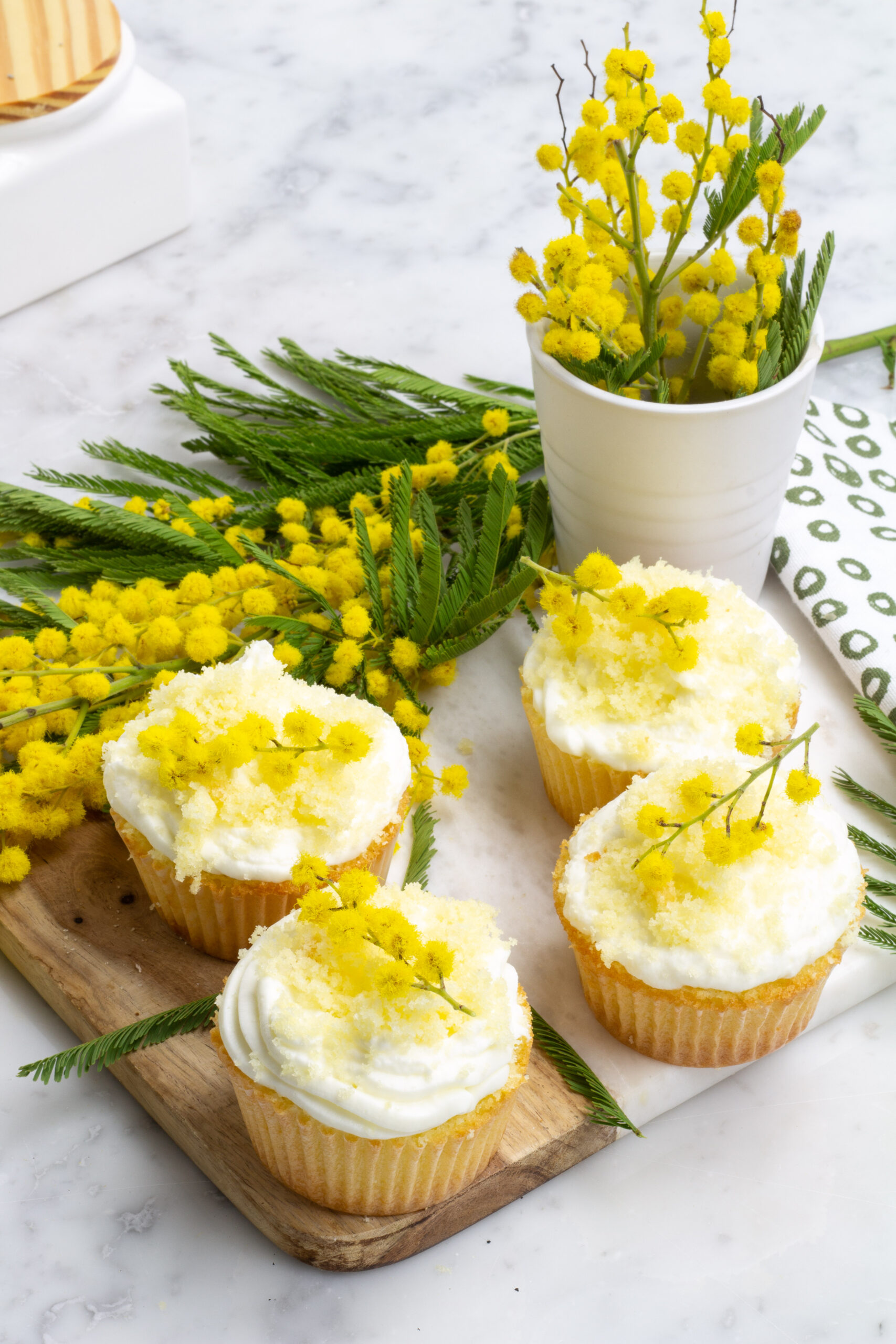 Cupcakes mimosa per la festa della donna