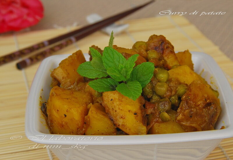Curry di patate e piselli