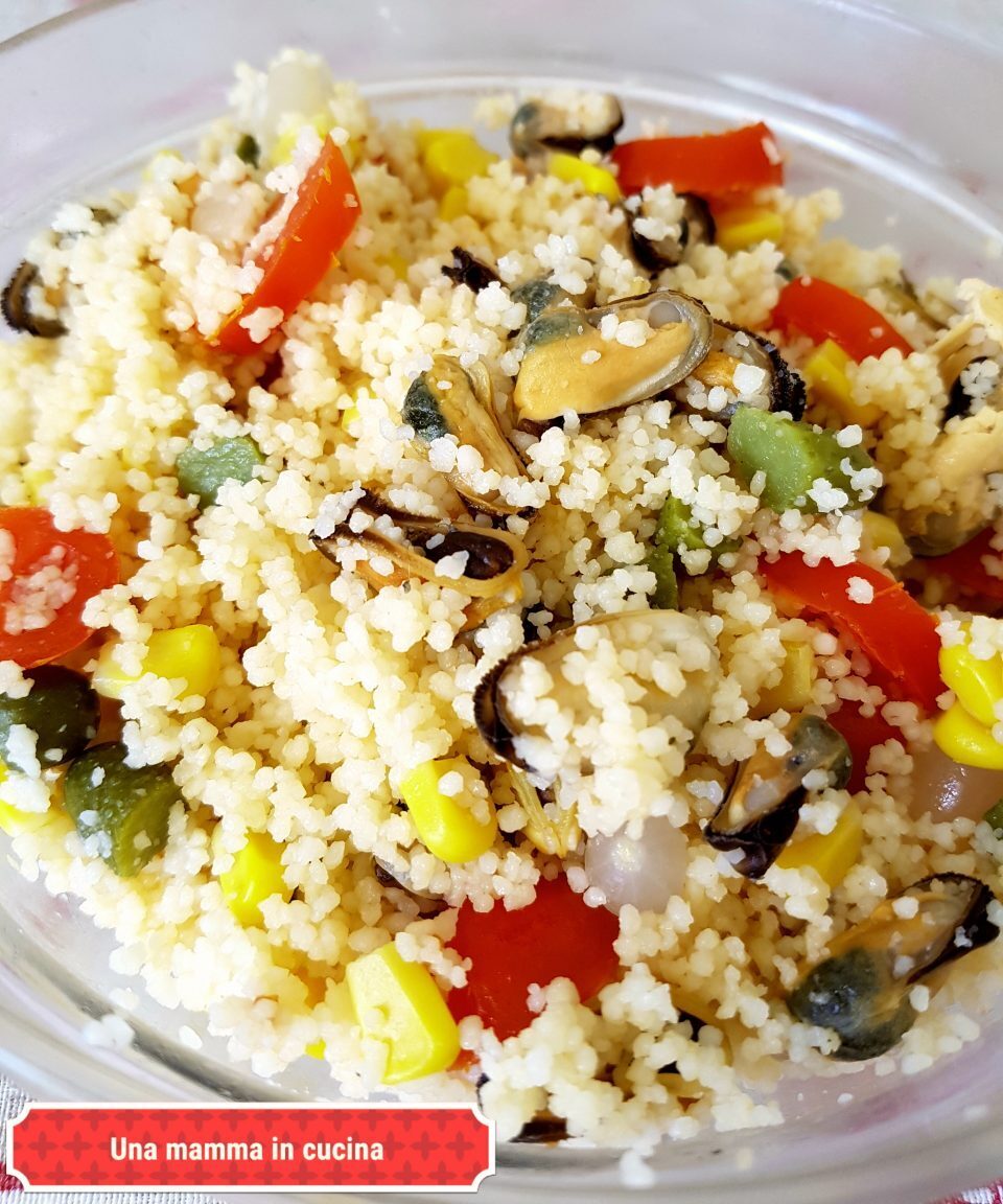Cuscus con cozze e pomodorini