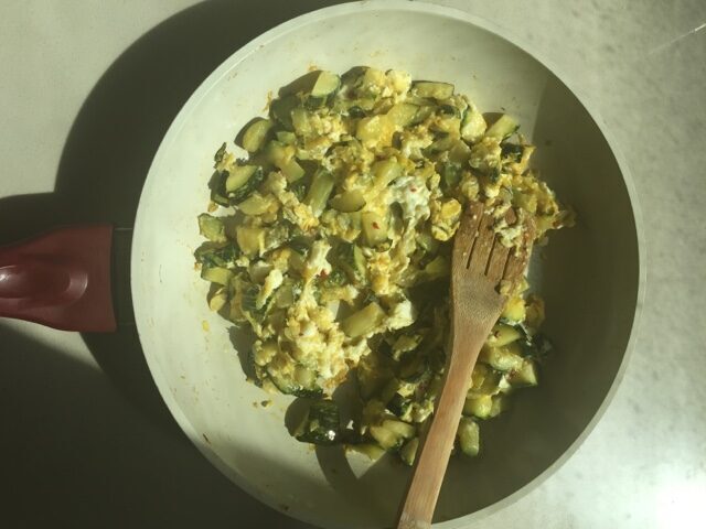مفركة كوسا بالبيض zucchine e uova