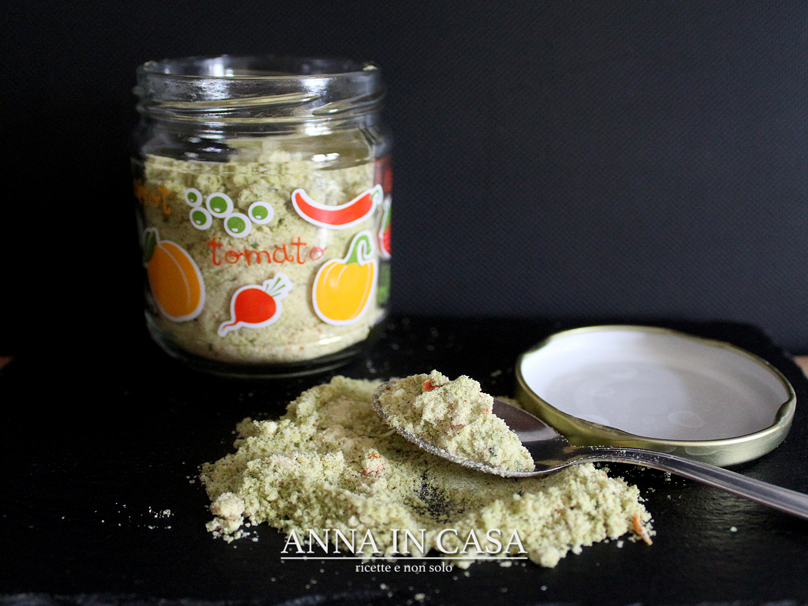 Dado vegetale in polvere