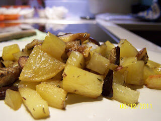Dadolata di patate e melanzane gustose…..
