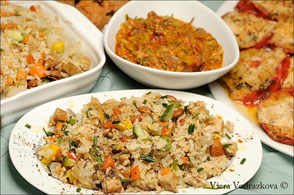 Dadolata di verdure con basmati integrale