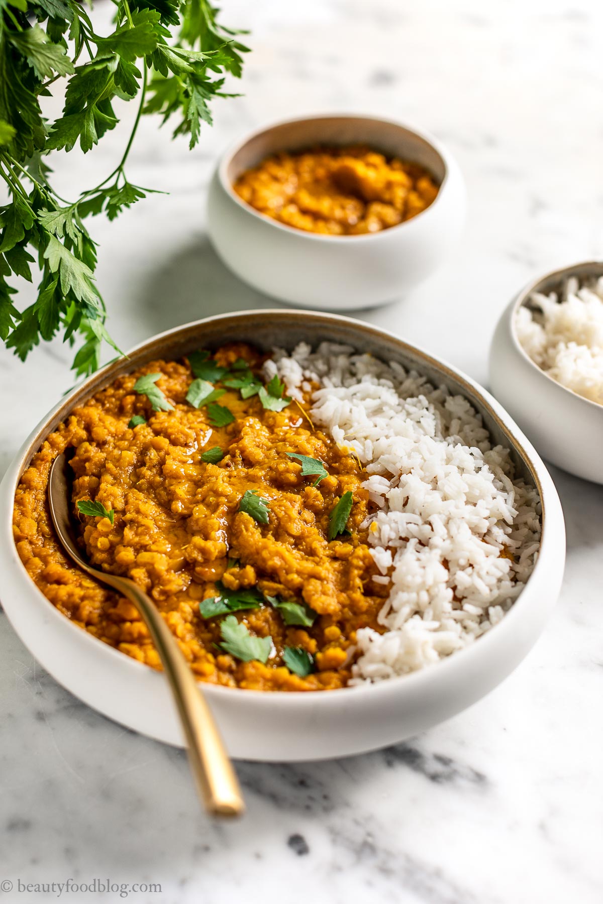 Dahl di lenticchie rosse | indian red lentil dal masoor dal