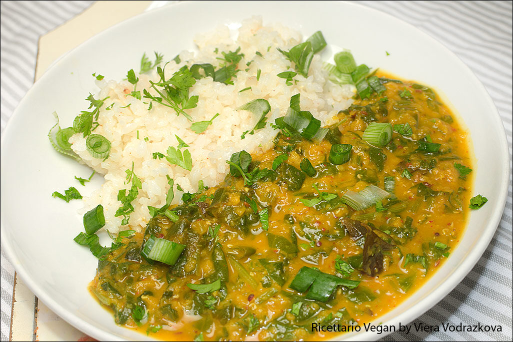 Dal palak – curry di spinaci senza glutine