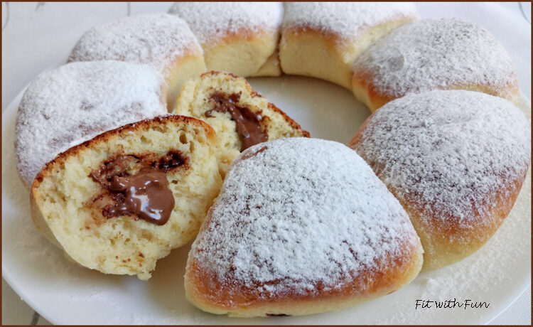 Danubio proteico al cocco e cioccolato