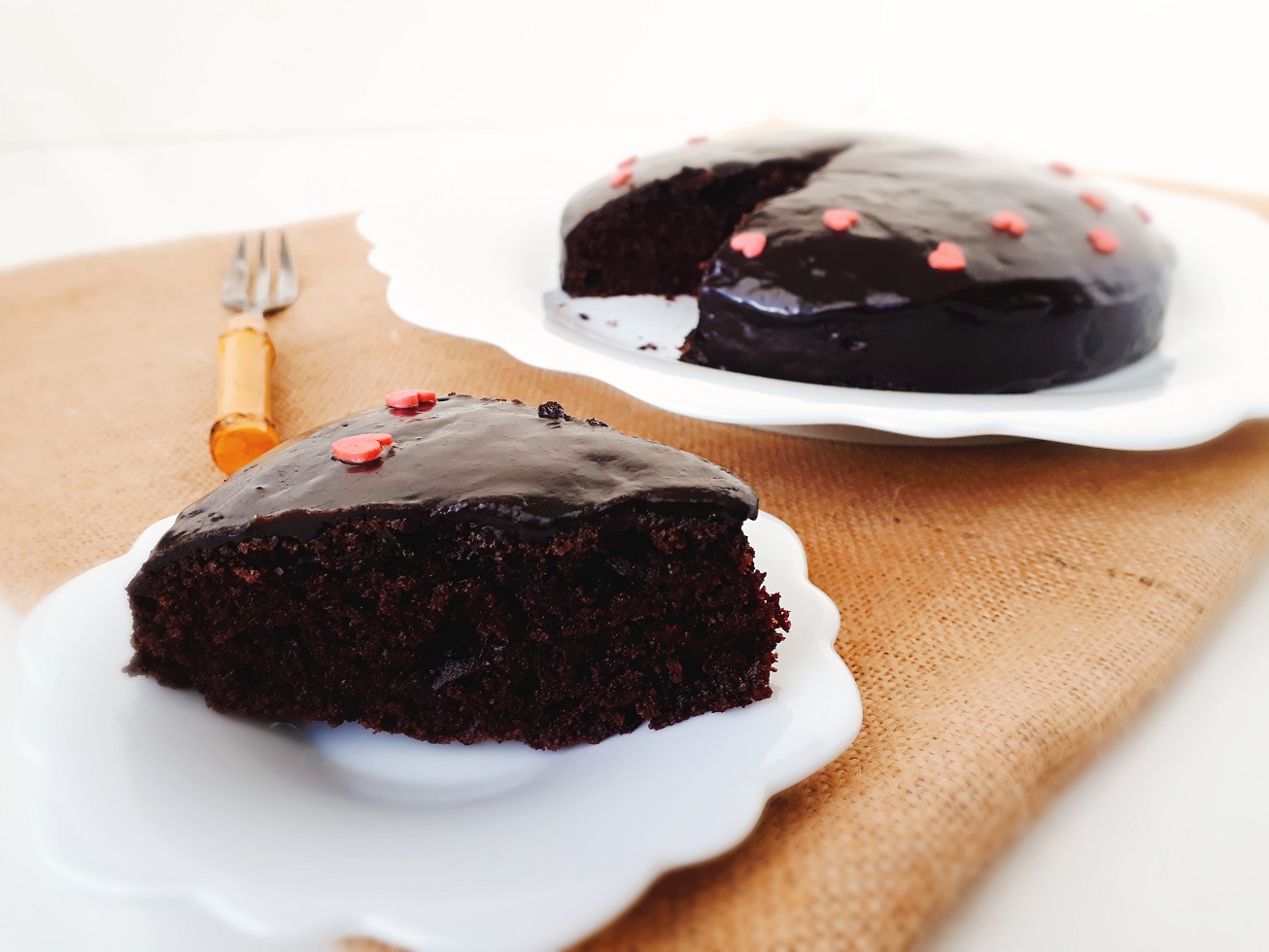 Dark cake  light alla maionese
