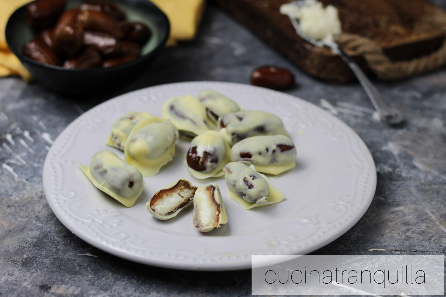 Datteri ripieni di crema al mascarpone