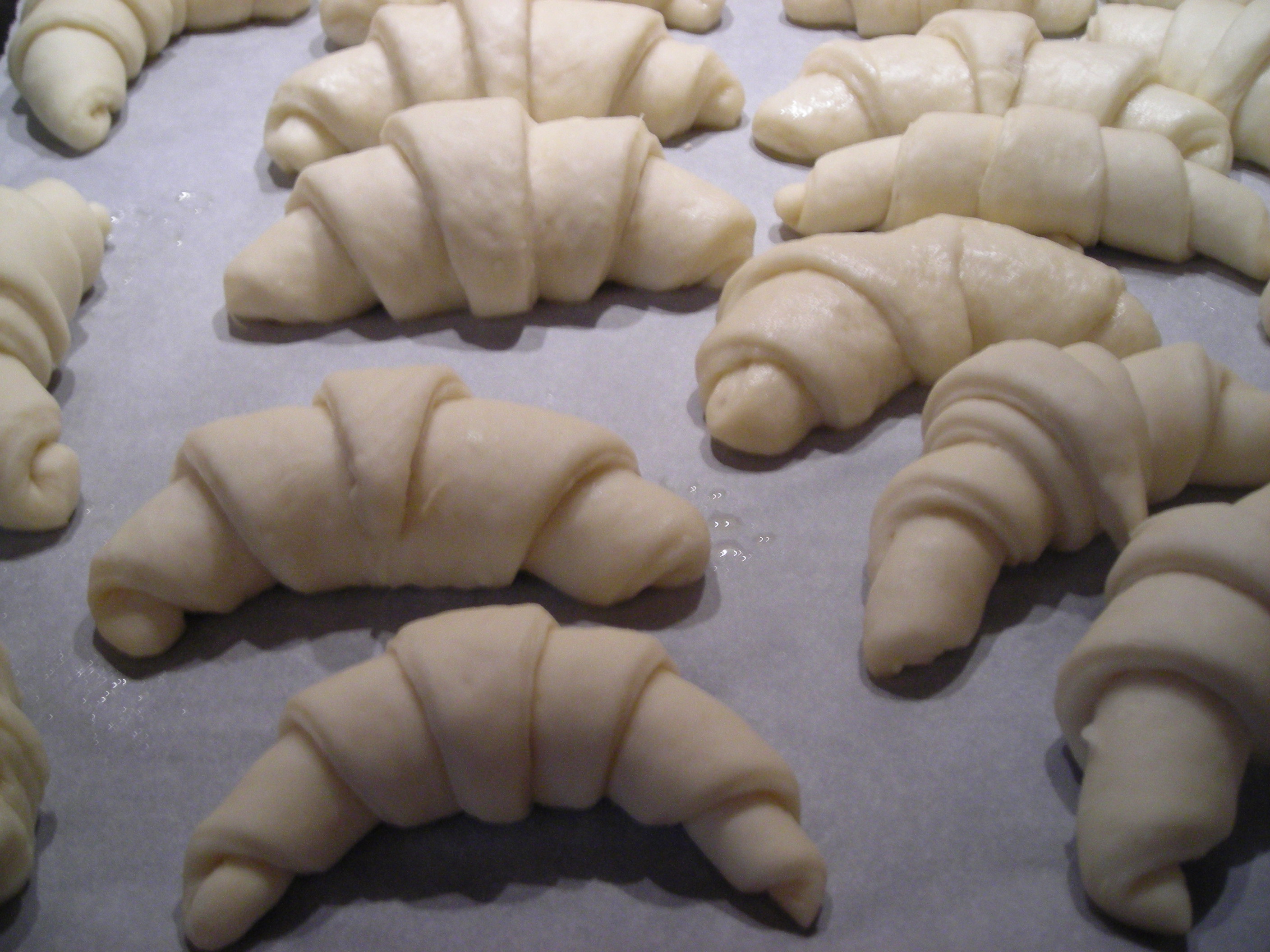 Definizione di un attimo. croissant