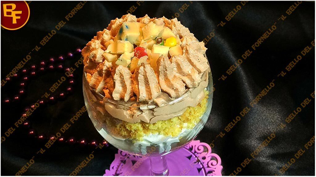 Dessert al bicchiere con panna e Nutella ®