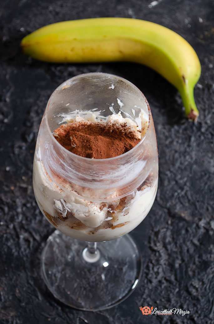 Dessert ricotta e banane