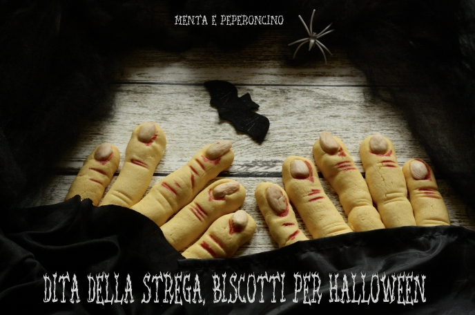Dita della strega, biscotti per halloween